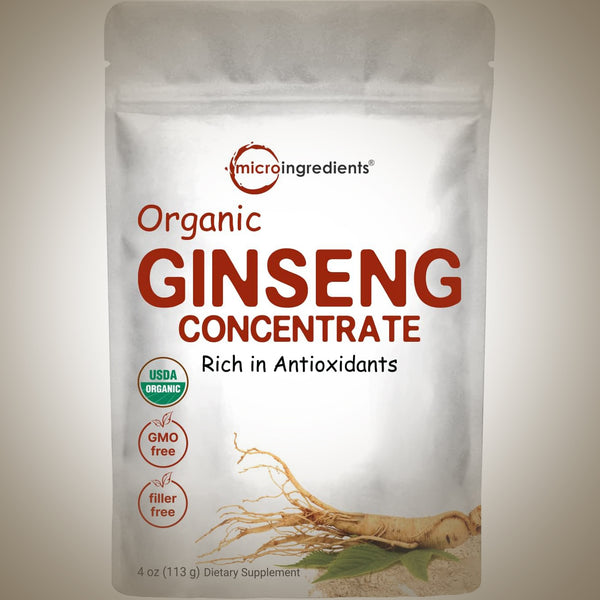 Micro Ingredients Maximum Strength Organic Korean Ginseng Root 200:1 Powder