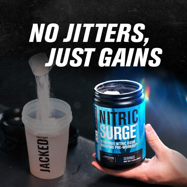 Nitric Surge Stim Free Pre Workout Powder