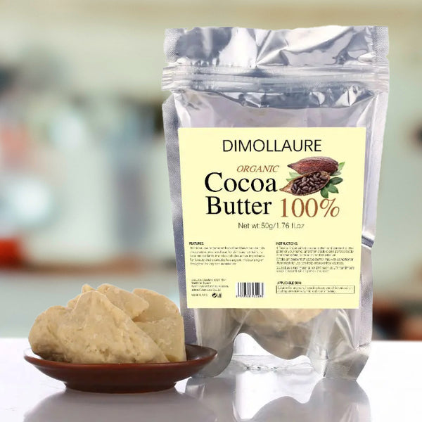 Dimollaure Unrefined Cocoa Butter Raw 50g