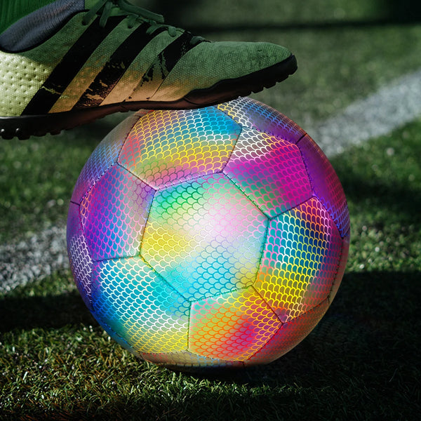 Glow-in-the-Dark Reflective Soccer Ball