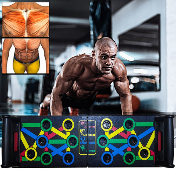 14 in 1 Push-Up Board14-in-1 Push-Up Rack Workout Board