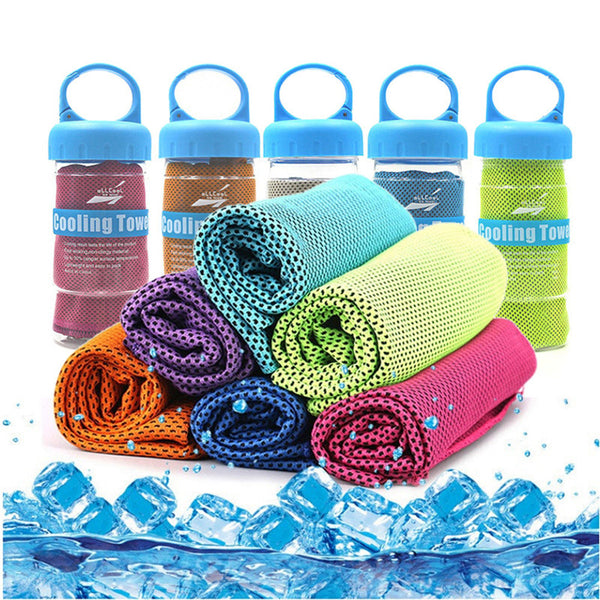 Microfiber Neck Wrap Towel for Sports, Yoga, and Fitness