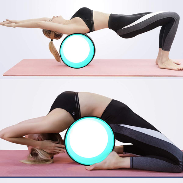 Amulet Yoga Non-Slip Spine Roller Wheel Circle: